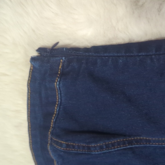 PRINCESS POLLY Strapless Paneled Bodycon Denim Mini Dress ~ NWOT - Picture 9 of 13